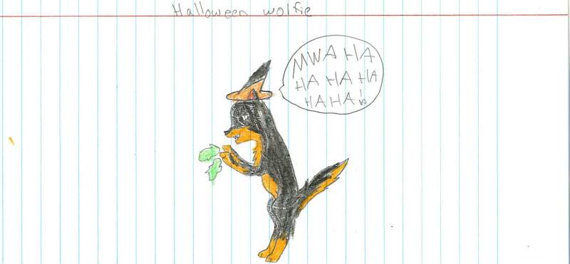 Halloween wolf