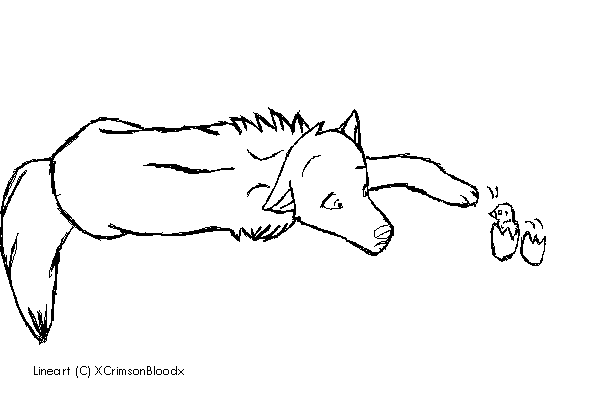 Easter Lineart