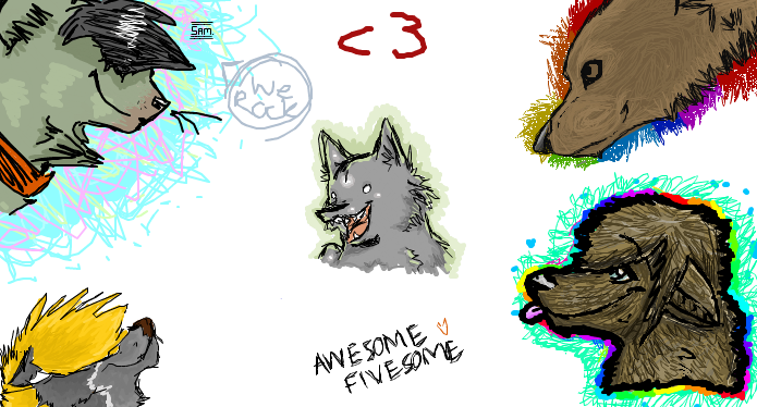 AWESOME FIVESOME <  3