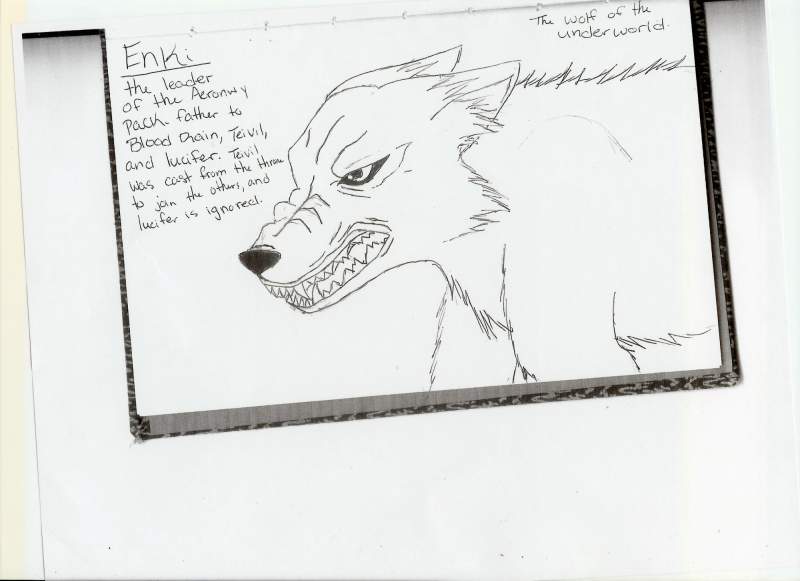 enki father of lucifer and blood rain