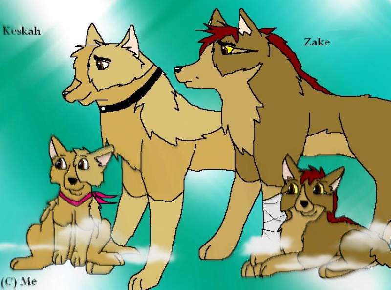Keskah n her brother Zake!