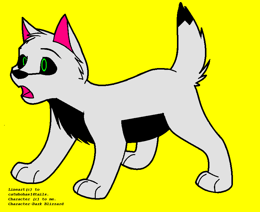 Blizz as a pup