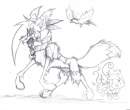 Wolf & Raven - WIP~Sketch