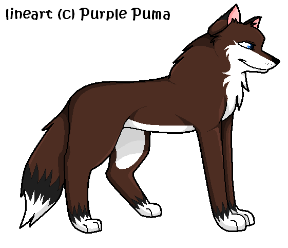 Demon - Lineart by Purple-Puma