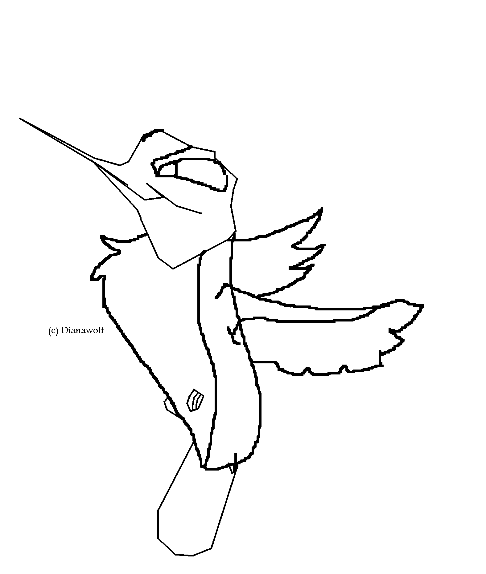 Bird line (Paint friendly)