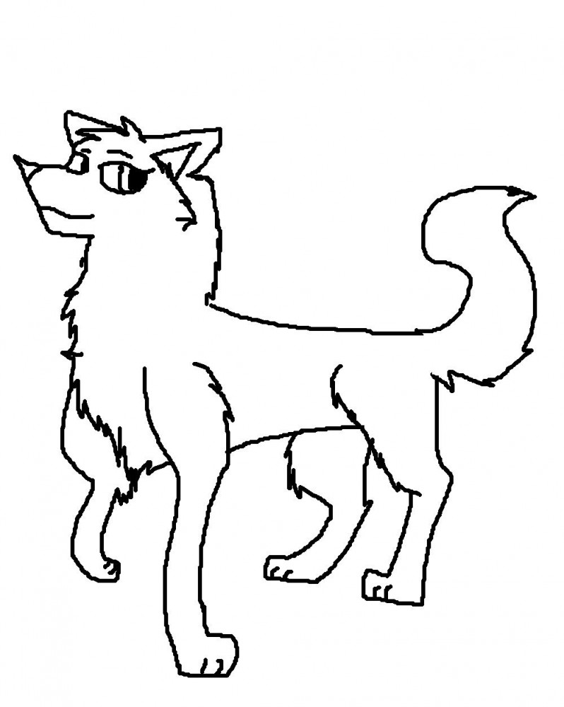 Strutting wolf
