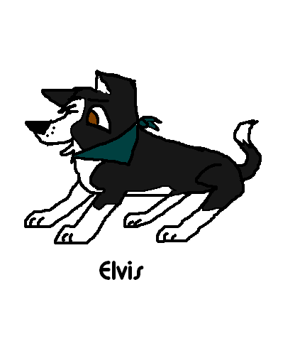 Art trade with Soonergirl-Elvis