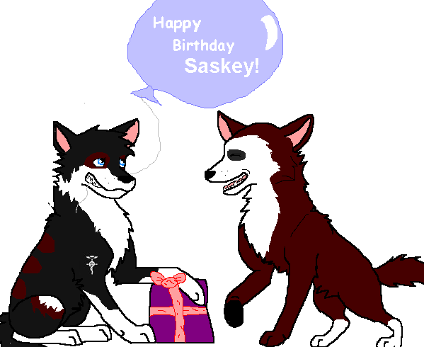 Hapeh B-day to Saskey!