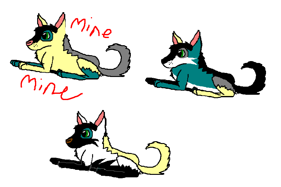 my new fursona and will's pups