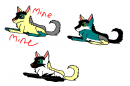 my new fursona and will's pups