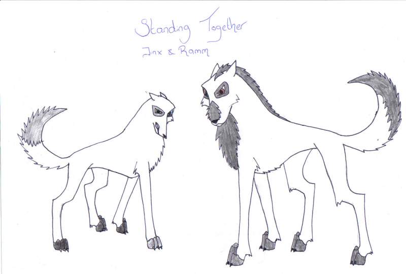 Standing together