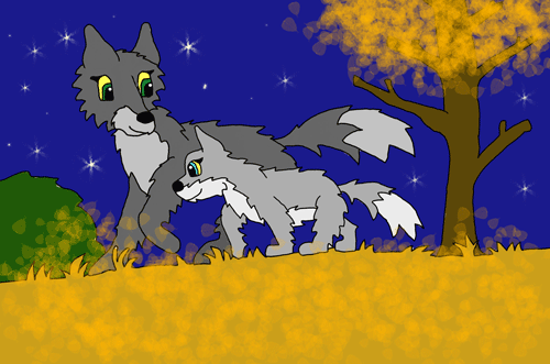 Wolves in Autumn