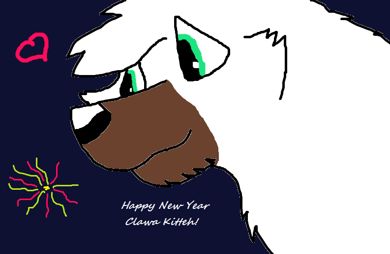 Happy New Year Clawa Kitteh < 3