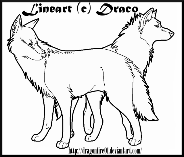 Wolves -Lineart-