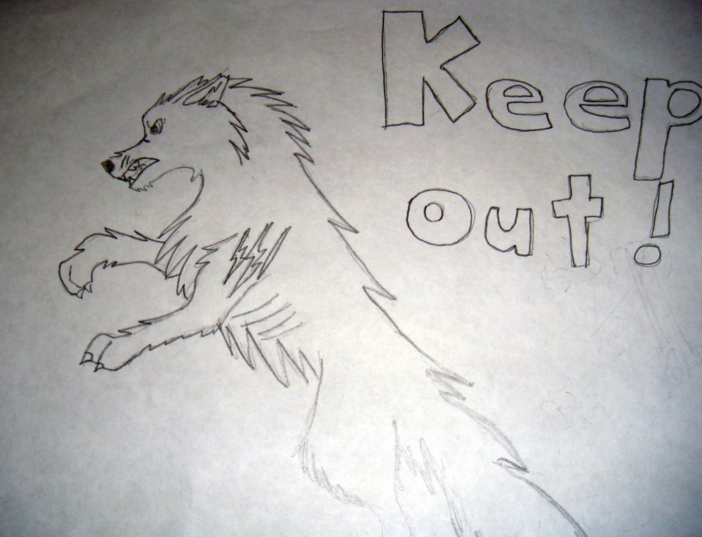 KEEP OUT!