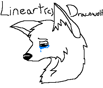 Sad Head Lineart