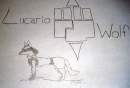 Lucario as a wolf