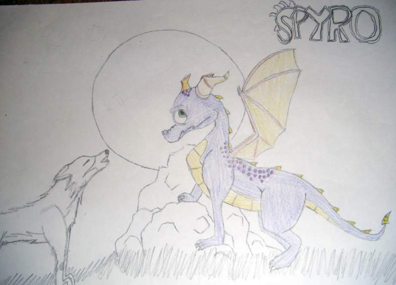 Spyro & suckie wolf