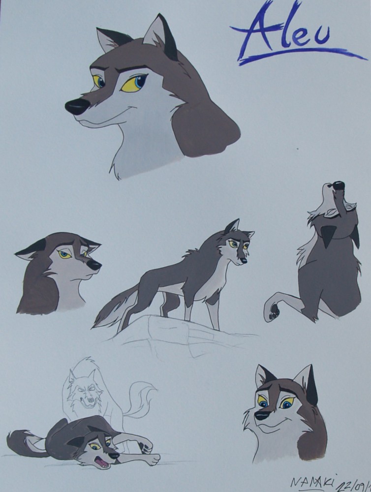 fanart aleu d'apres balto 2 