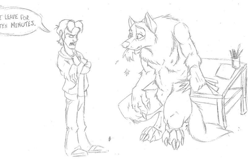 Bad werewolf, bad.