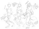 How to draw DD style anthro