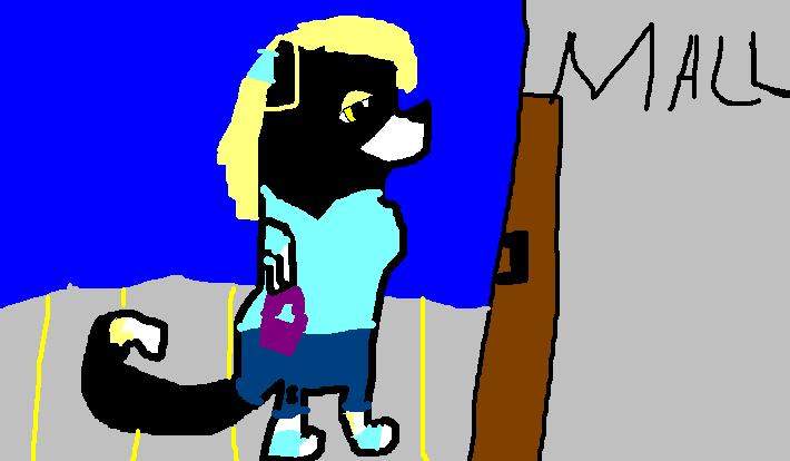Maranda at the mall