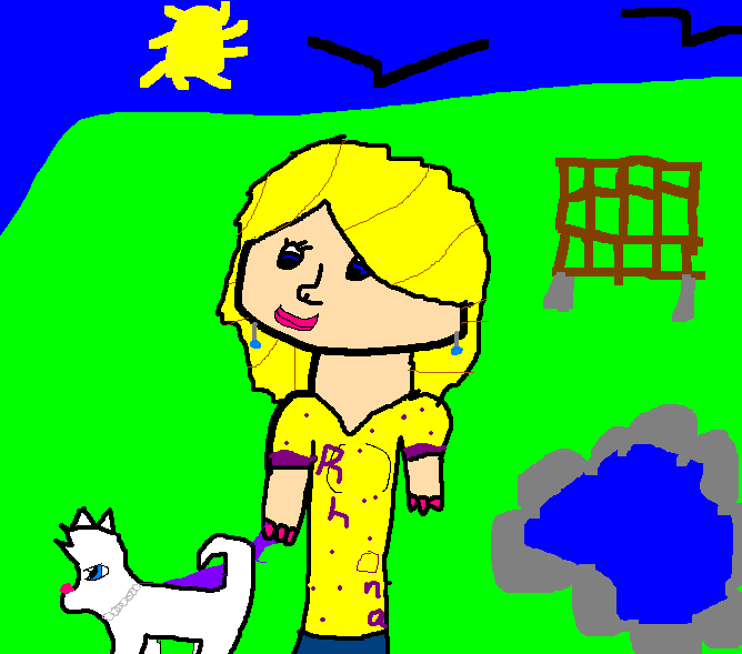 Diamond with  Rhona