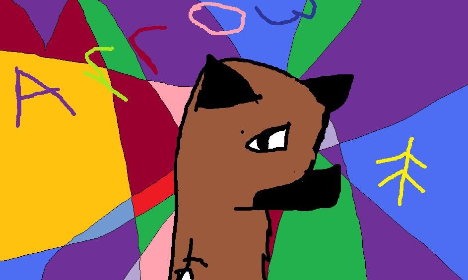 arrow with funky backround