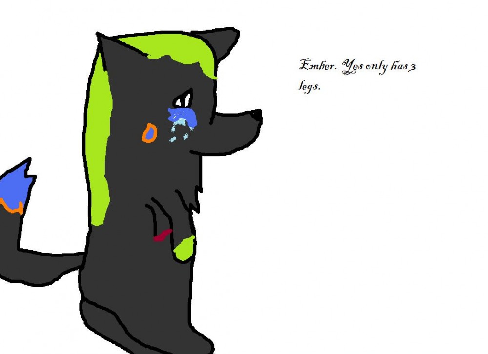 Ember. The 3 legged creature