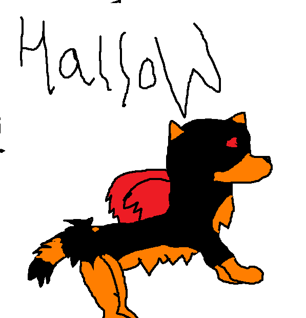 Hallow's whole body