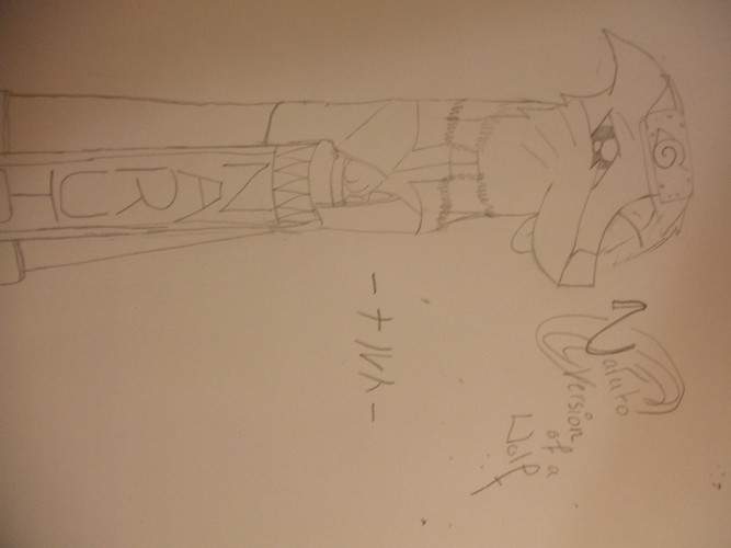 Naruto version of a wolf
