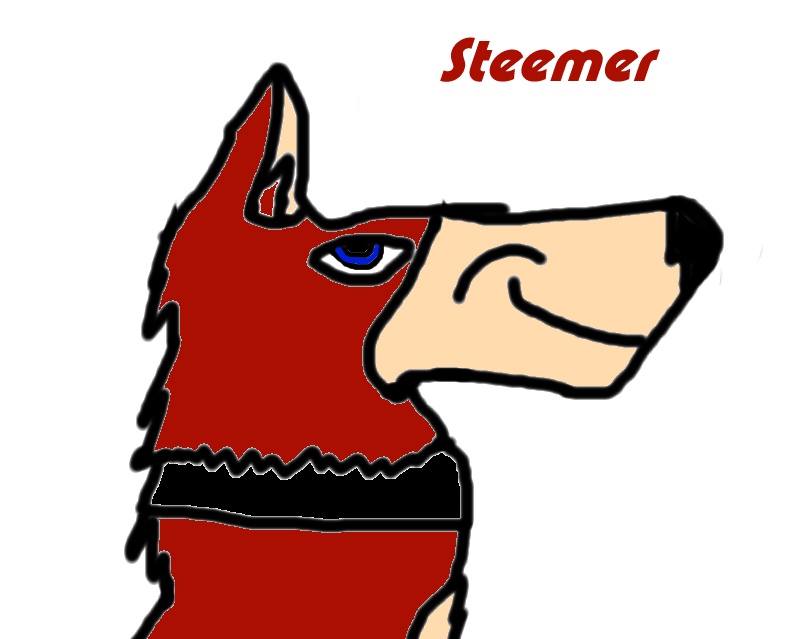 my version of the red-faced pup