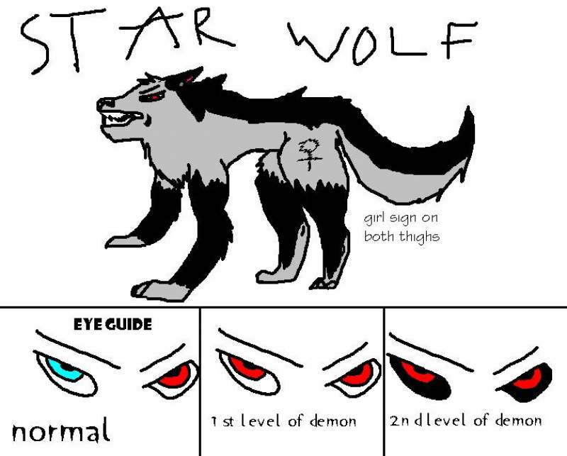 Star Wolf's curret look
