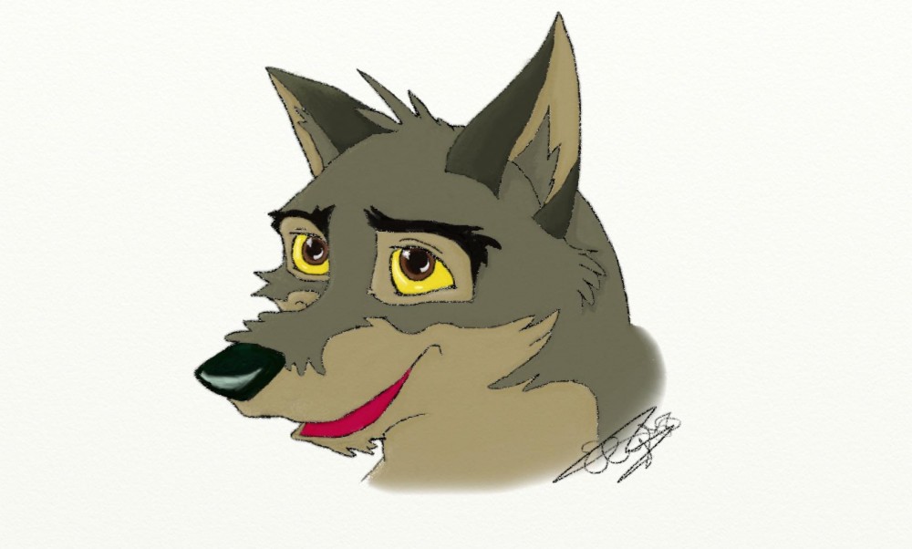 Balto mouse painting