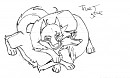 Balto&Jenna the true love.. .Sketch.