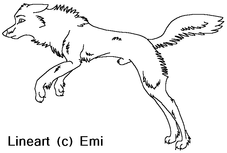 Wolf Lineart
