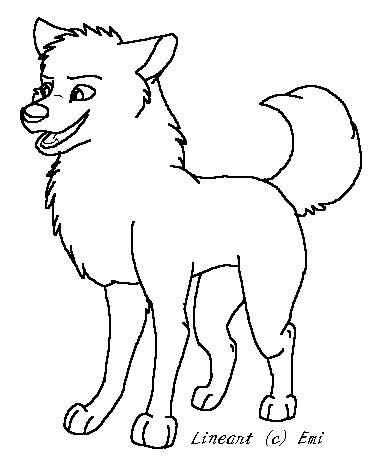 Puppy Lineart