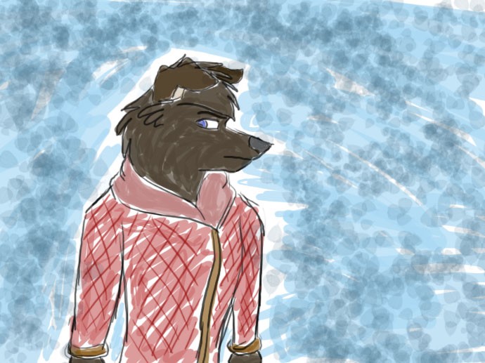 My first drawing of Anthro