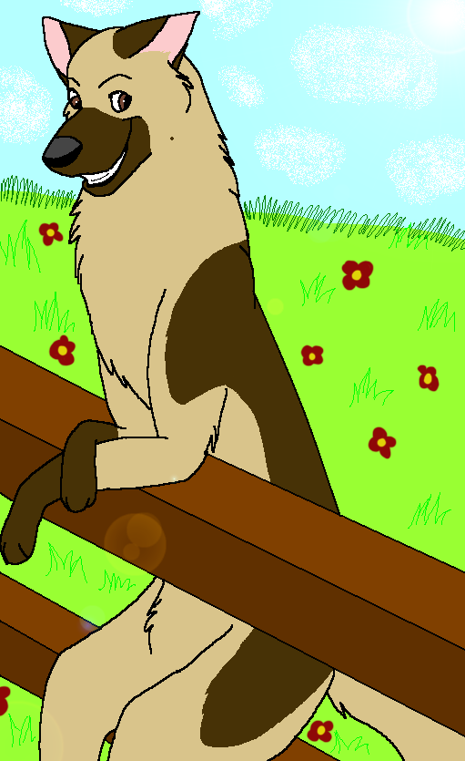 Art Trade with Teal Husky