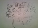 Chibi (ish...kinda) Aleu & Dingo