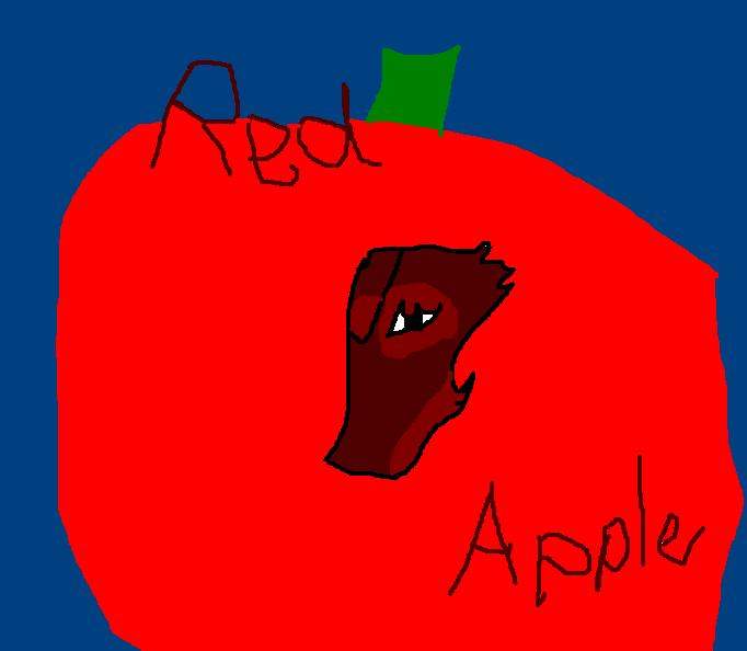 Red apple