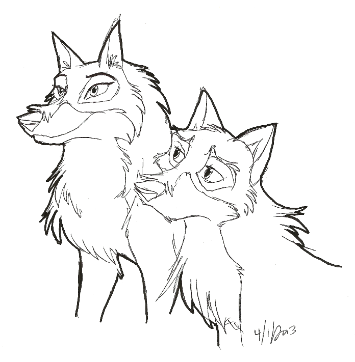 Siblings-doodle