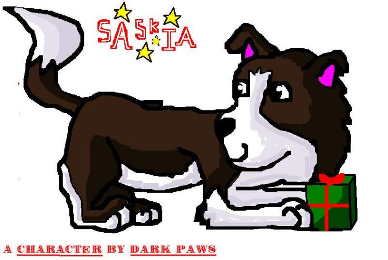 Saskia as a puppy