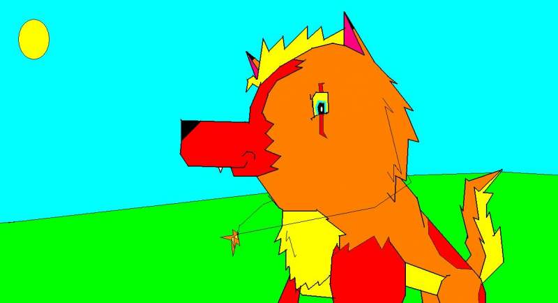 flame wolf