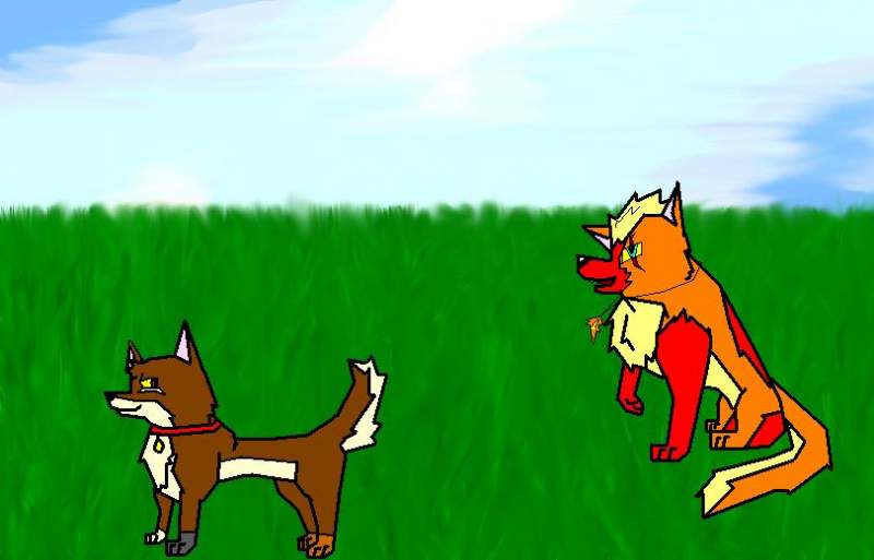 kian and flame-wolf