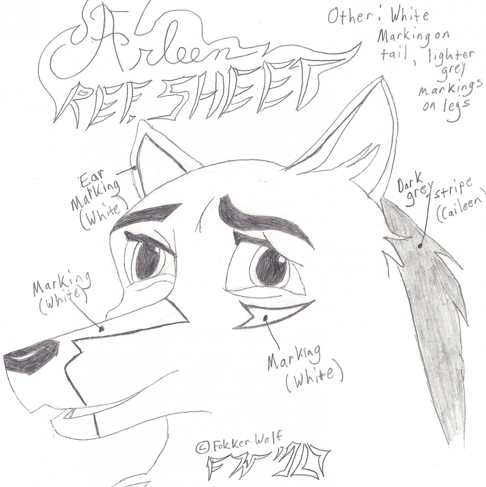 Arleen ref. sheet (Uncolored)