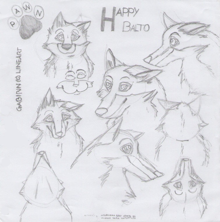 Doodles of Balto