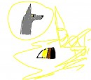 dumb drawing of Balto