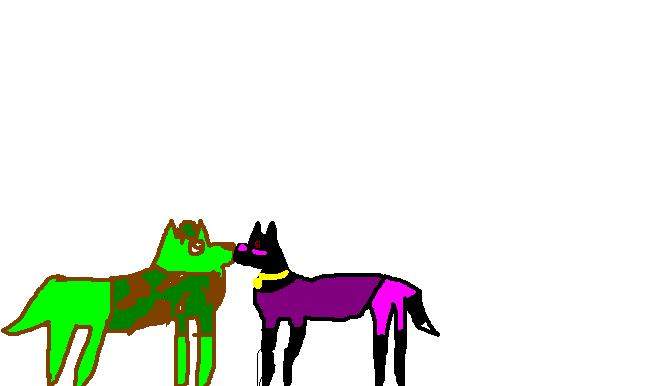 Wolf Flippy with Kitty Sue