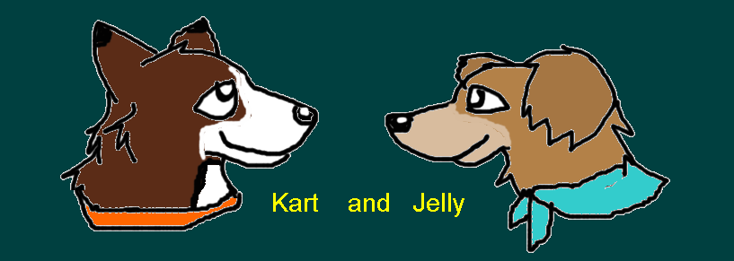 Jelly and kart drawing